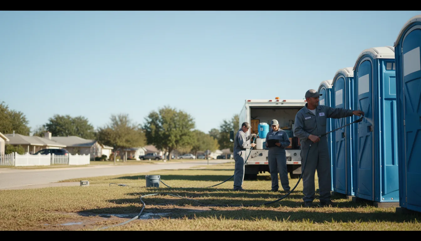 Long-Term Portable Toilet Rental in Dickinson, AL near me